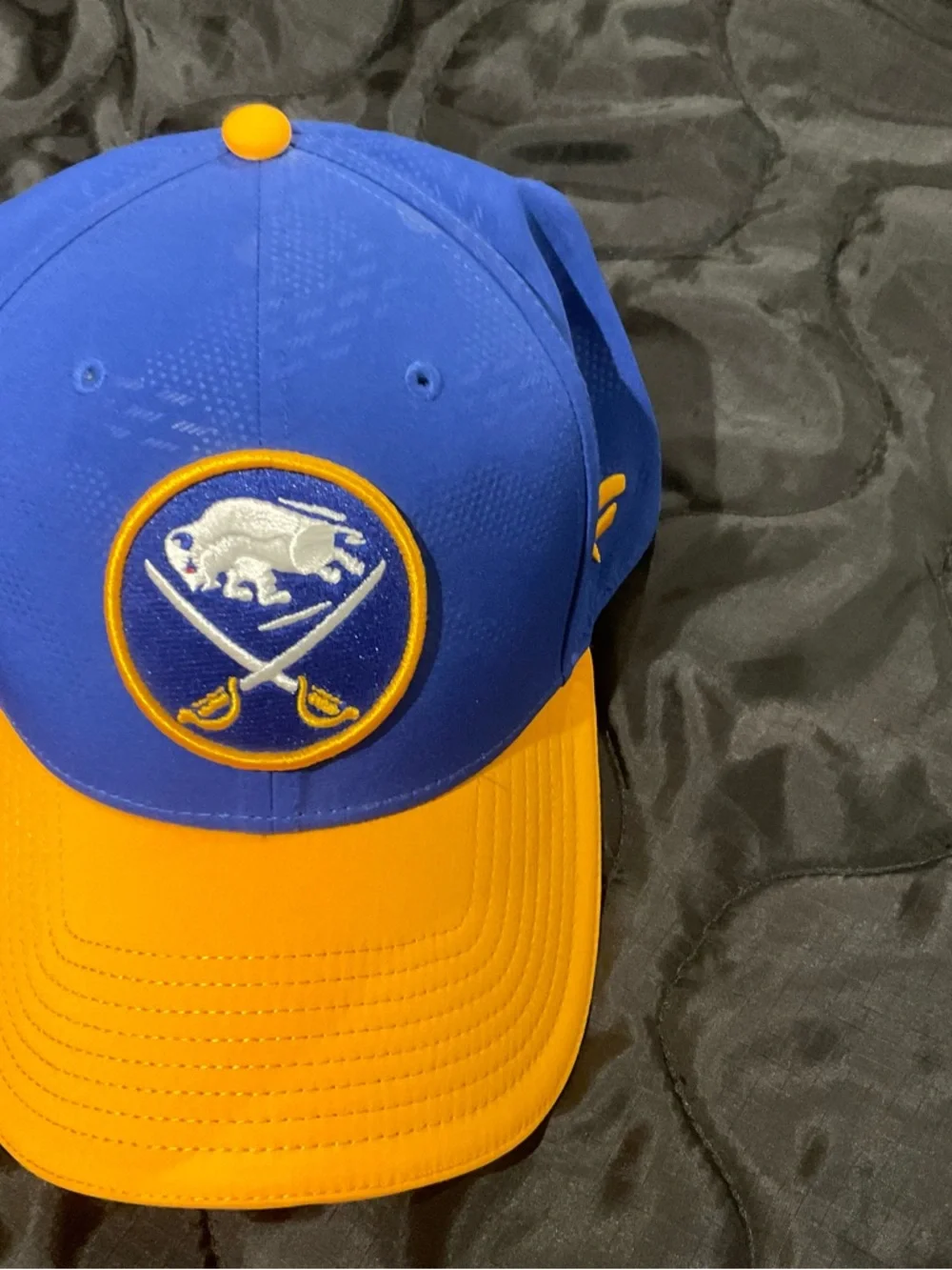Fanatics Buffalo Sabres Royal Blue and Gold NHL Authentic Pro Hat - Picture 4 of 12